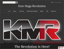 Tablet Screenshot of kravmagarevolution.com